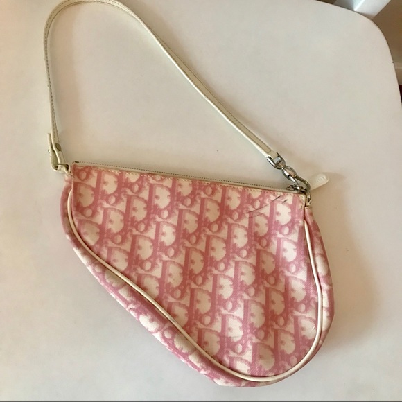 dior pink saddle bag vintage